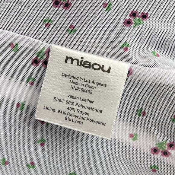 Miaou | NWT Brown Vegan Leather Set Junior Pant Leia Corset L - Picture 14 of 14